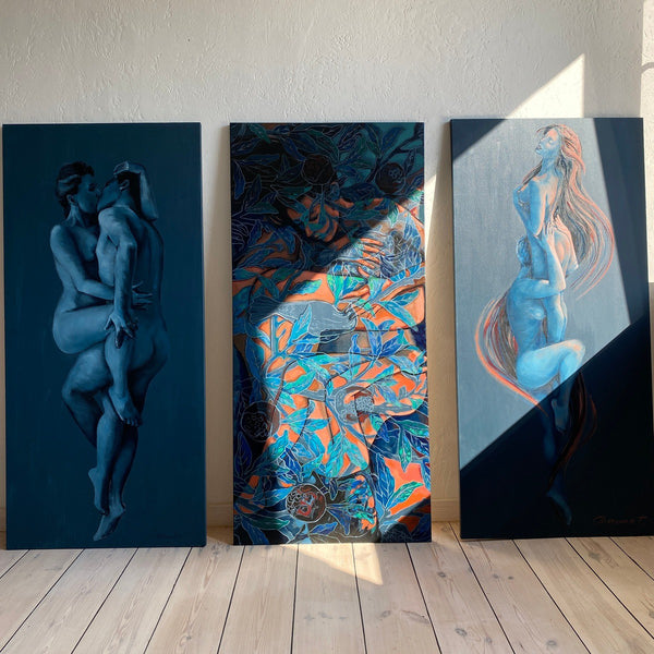 Two birds in the Garden of Eden