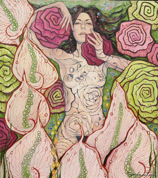 Lady with Camelias