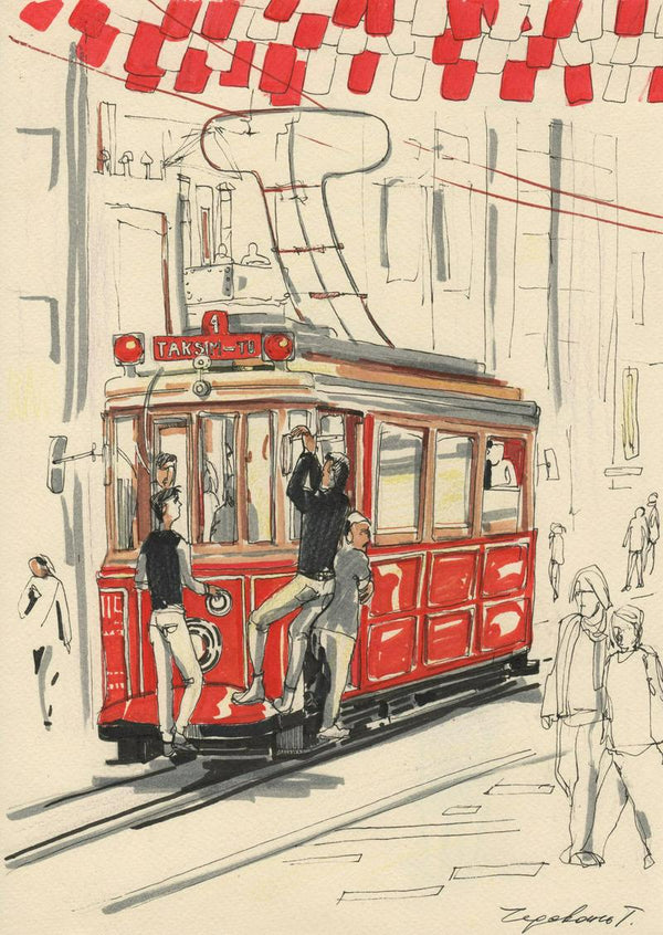 Sketch old town Istambul