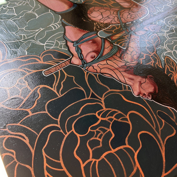 Shibari with bamboo