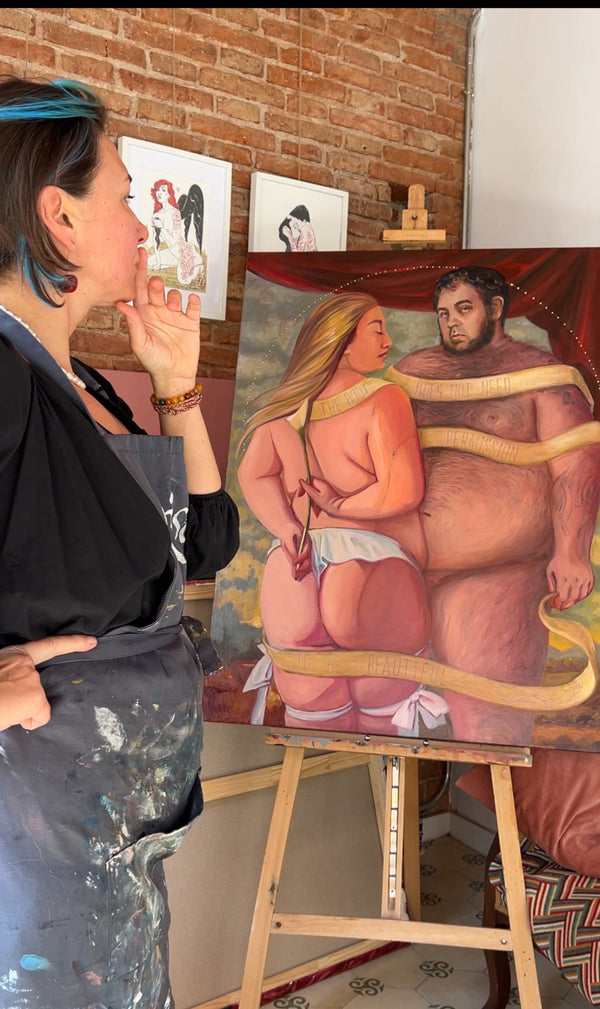 Fine Art Poster 30x40 cm / 12x16″ Permission of Rafael