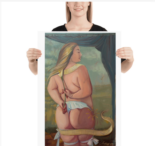 To Be Beautiful — Fine Art Print on Paper, 50 × 70 cm