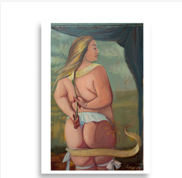 To Be Beautiful — Fine Art Print on Paper, 50 × 70 cm