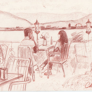 Sketch «Two views in Antaliya»