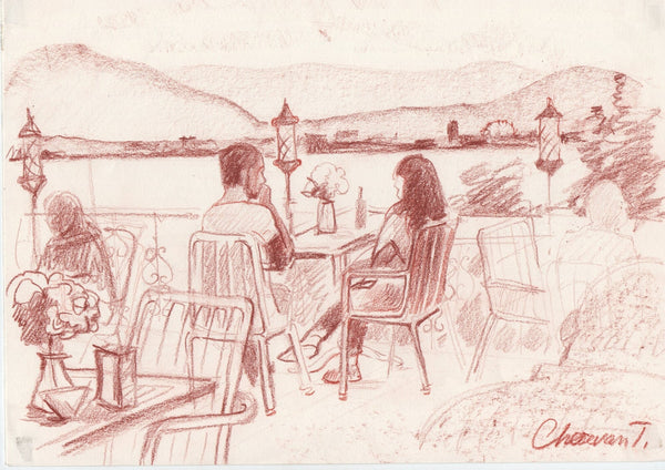 Sketch «Two views in Antaliya»