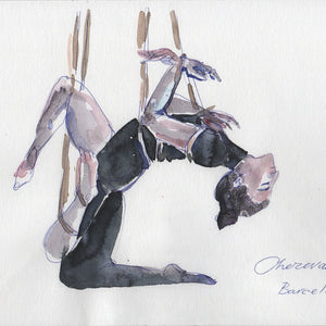 Sketch «Shibari movement»