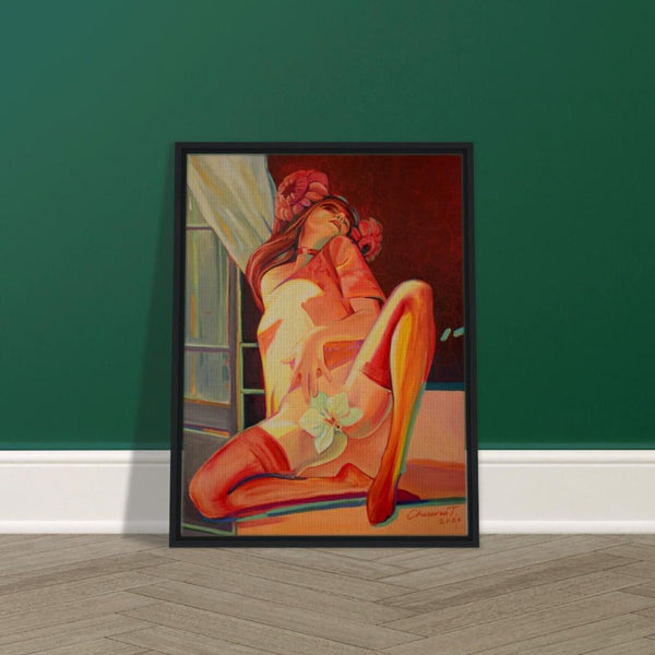 Framed Print in Canvas 60x80 cm / 24x32″