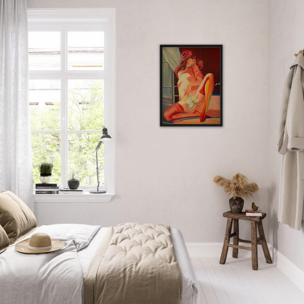 Framed Print in Canvas 60x80 cm / 24x32″