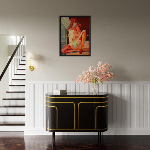 Framed Print in Canvas 60x80 cm / 24x32″